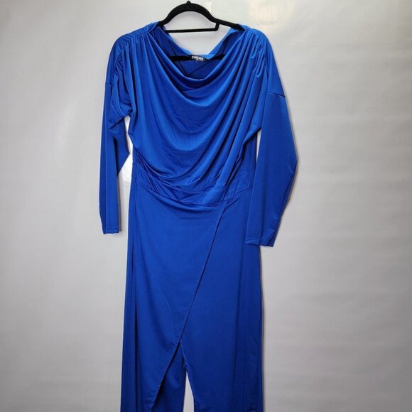NWT XL Electric Blue Romper Women’s - Picture 1 of 3